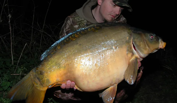 Lumír Francek a jeho první kapři roku 2008!!!