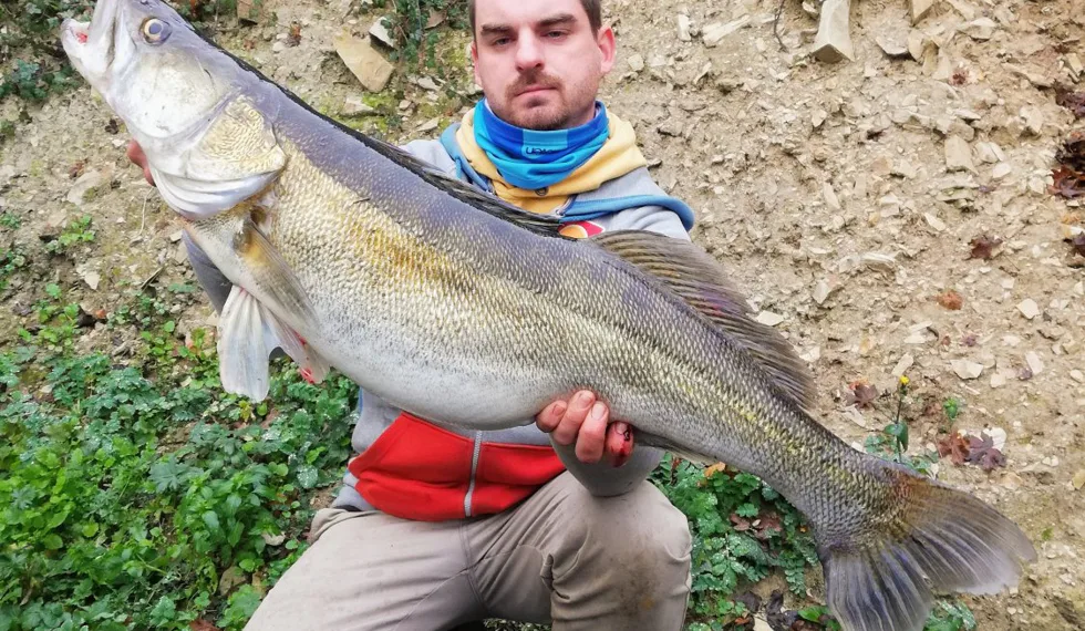 Pěkný úlovek candáta!