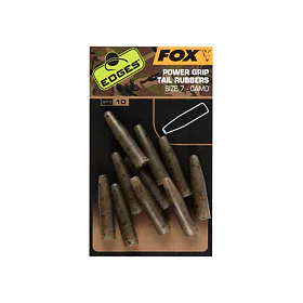 Fox Převleky Edges Camo Powergrip Tail Rubbers vel. 7, 10ks