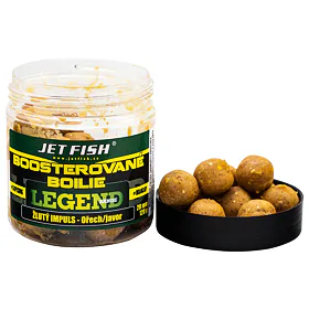 Jet Fish Legend Range Boosterované boilie - Žlutý impuls ořech/javor 20mm, 250ml
