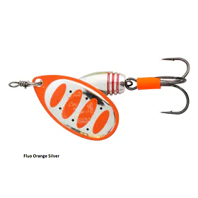 Savage Gear Třpytka Rotex Spinner vel.1 3,5g Fluo Orange Silver