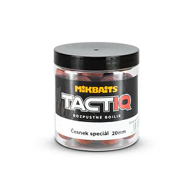 Mikbaits TactiQ rozpustné boilie - Česnek Speciál 20mm, 250ml