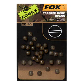 Fox Kuličky Edges Camo Tapered Bore Bead 4mm, 30ks