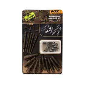 Fox Sada Závěsek Edges Camo Power Grip Lead Clip Kit vel. 7, 5ks