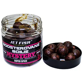 Jet Fish Mystery Boosterované boilie - Super Spice 20mm, 250ml