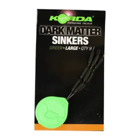 Korda Závaží Sinker Tungsten Hooklink Weight Large Green 9ks