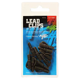 Giants fishing Závěs na zátěž Lead Clips With Pin Green 10ks