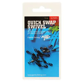 Giants fishing Rychlovýměnný obratlík Quick Swap Swivel vel. 8, 10ks