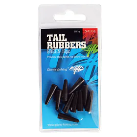 Giants fishing Převlek na závěsku Tail Rubbers Green 10ks