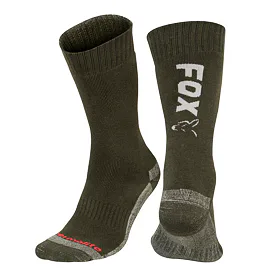 Fox Ponožky Green/Silver Thermolite long sock