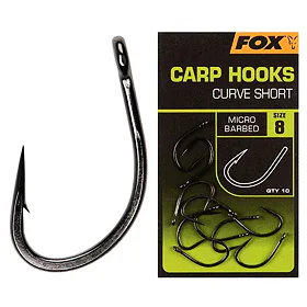 Fox Háčky Curve Shank Short 10ks