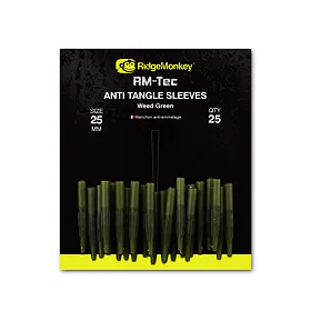 RidgeMonkey Převlek RM-Tec Anti Tangle Sleeves 25mm Zelený 25ks