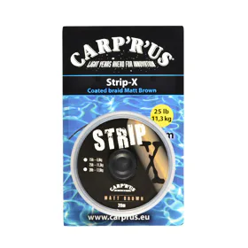 Carp´R´Us Potahovaná šňůrka Strip-X Matt Brown 20m