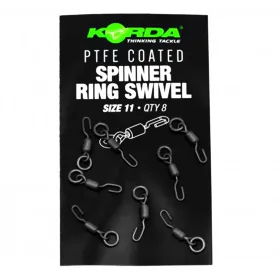 Korda Obratlík s kroužkem PTFE Spinner Ring Swivel vel.11, 8ks