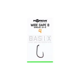 Korda Háčky Basix Wide Gape Barbless 10ks