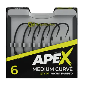 RidgeMonkey Háčky Ape-X Medium Curve Barbed 10ks
