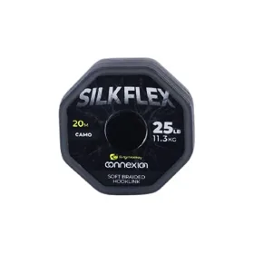 RidgeMonkey Šňůrka Connexion SilkFlex Soft Braid 25lb 20m