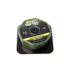 RidgeMonkey Šňůrka RM-Tec Lead Free Hooklink 25lb 10m Weed Green