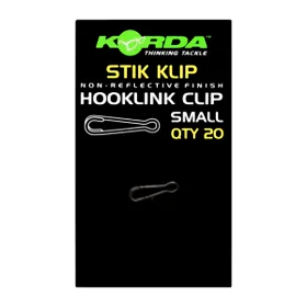 Korda Rychlovýměnná karabinka Stick Clip 20ks
