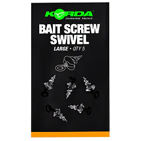 Korda Vrtáček Micro Ring Swivel Bait Screw 5ks