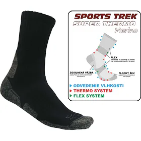 Sports Trek Super Thermo Merino Ponožky