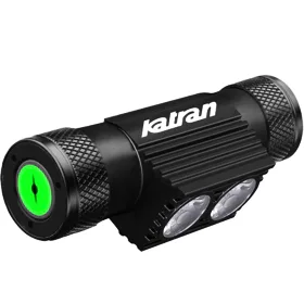 Katran Čelová dobíjecí svítilna Headlamp W/B 460 PRO modrá a bílá LED + box