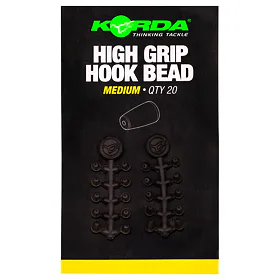 Korda Zarážky High Grip Hook Bead Medium 20ks