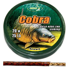 Katran Ztužená šnůra Cobra Brown 20m