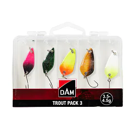 DAM Sada Plandavek Trout Pack 3cm, 3,5-4,5g, 5ks