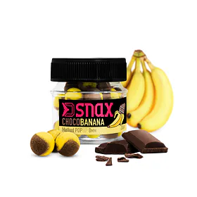 Delphin Plovoucí boilies D SNAX POP - čokoláda/banán 10mm, 20g