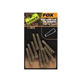Fox Převleky Edges Camo Slik Lead Clip Tail Rubbers vel. 10, 10ks