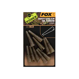 Fox Převleky Edges Camo Safety Lead Clip Tail Rubbers vel. 7, 10ks