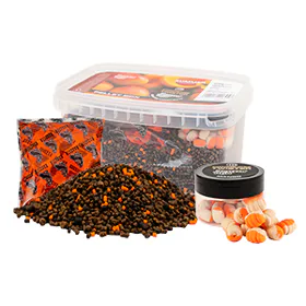 Benzar Mix Summer Pellet Box + Twister nástraha + aroma - Mango 400g
