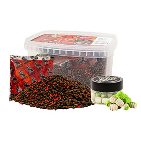 Benzar Mix Summer Pellet Box + Twister nástraha + aroma - Chili klobása 400g