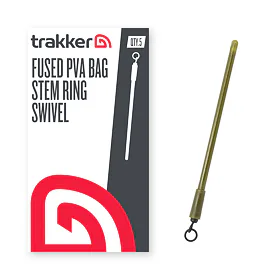 Trakker Dřík do inline olov Fused PVA Bag Stem - Ring Swivel 5ks