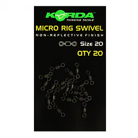 Korda Obratlík Micro Rig Swivel 20ks