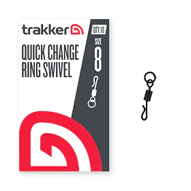 Trakker Obratlíky QC Ring Swivel vel.8, 10ks