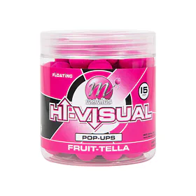 Mainline Plovoucí boilie Hi-Visual Pop-ups - Purple Fruit-T 15mm, 250ml