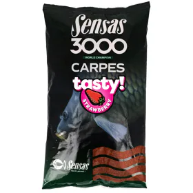 Sensas Krmení 3000 Carp Tasty Strawberry (kapr jahoda) 1kg