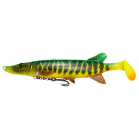 Savage Gear Gumová nástraha 4D Pike Shad - 20cm, 65g Firetiger