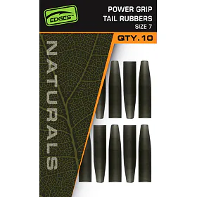 Fox Převleky Edges Naturals Power Grip Tail Rubbers vel. 7, 10ks