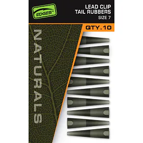 Fox Převleky Naturals Lead Clips Tail Rubbers vel. 7, 10ks