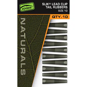 Fox Převleky Naturals Slik Lead Clips Tail Rubbers vel. 10, 10ks