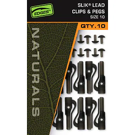 Fox Závěsky Edges Naturals Slik Lead Clip & Pegs vel. 10, 10ks