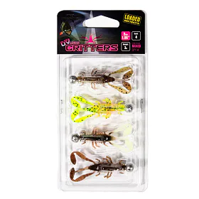 Fox Rage Gumová nástraha Micro Critter Loaded - UV Mixed Colour Pack 4ks