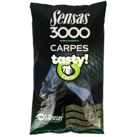 Sensas Krmení 3000 Carp Tasty Garlic (kapr česnek) 1kg