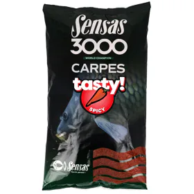 Sensas Krmení 3000 Carp Tasty Spicy (kapr koření Robin Red) 1kg