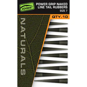 Fox Převleky Edges Naturals Power Grip Naked Line Tail Rubbers vel. 7, 10ks