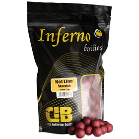 Carp Inferno Boilies Hot Line - Škorpion 1kg