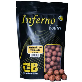 Carp Inferno Boilies Nutra Line - Višeň/Chilli 1kg